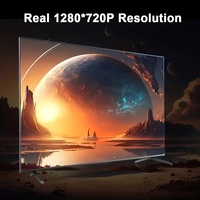 M300 MAX Projecteur de Jeu Android avec Résolution 720P, 10000 Jeux, 2 Manettes, Lampe LED, Console de Jeu Vidéo WIFI HY300 M300 MAX
