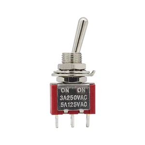 Chất lượng cao 15A đôi tự động thiết lập lại chuyển đổi chuyển đổi kim loại và nhựa 3-pin ON-OFF chức năng 3A Max. current - Product Image 3