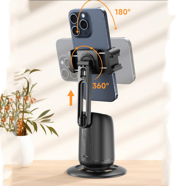 Trend P05 Ai Automatic Face Tracking 360 Rotation Camera Stand Tiktok Live Show Stabilizer Cellphone Stand Without App