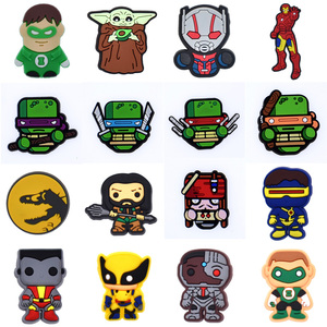 Charm per Zoccoli in PVC Personalizzati, <span class=keywords><strong>Accessori</strong></span> Morbidi per Scarpe, Fibbie Decorative Fai-da-Te per Personaggi Marvel <span class=keywords><strong>Hulk</strong></span> - Product Image 6