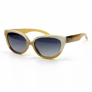 Logo personalizzato di alta qualità senza montatura bianco corno di bufalo occhiali da sole per gli uomini - Product Image 6