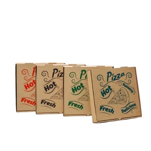 Boîte à pizza <span class=keywords><strong>bio</strong></span> personnalisée de petite taille 33x33, emballage pour restaurant, doublure en carton ondulé, en vente - Product Image 3