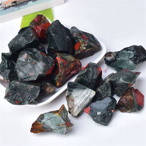 Cristalli Semi-preziosi Minerali Grezzi all'Ingrosso Pietre Naturali Verdi Rosse Grezze di Diaspro Africano per Decorazione - Product Image 5