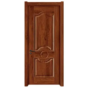 शास्त्रीय मोल्डिंग सतह बोर्ड डिजाइन ठोस लकड़ी आंतरिक भरने वाले घर का दरवाजा