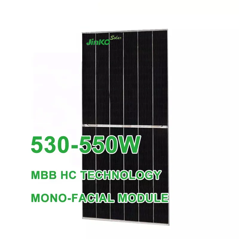 Jinko Le moins cher solaire 540w 545w 550w 575w 580w panneau solaire bifacial de type n panneau solaire mono demi-coupé 580w panneau de prix d'usine