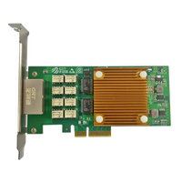 Tarjeta de Red de Doble Puerto 1G PCI Express X4 con Bypass, Equipo de Fibra Óptica para Servidor de IA
