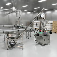 Machine de remplissage à tête unique à commande servo pour poudre de protéines de 50 g