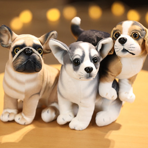 ROXGOCT Peluche unisexe mignonne en forme de chien, modèle Corgi, Bouledogue, Chien tacheté, jouet anti-stress pour enfants et petites amies, très populaire - Product Image 6