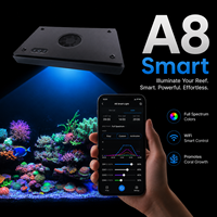 Lámpara LED Marina de Espectro Completo de 240W para Acuarios de Arrecife de Coral, Programable por WiFi a través de Aplicación