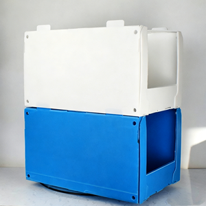 <b>Small</b> Medium Size PP Hollow Sheet Plastic Crate for <b>Small</b> Parts <b>Storage</b> Kitchen Organization and Daily Use Packaging <b>Box</b> - Product Image 1