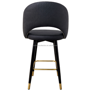 كراسي بار تجارية سهلة التنظيف وعالية التحمل للحانات الموسيقية، كراسي بار هادئة للفنادق، كراسي بار للصالة السقفية - Product Image 5