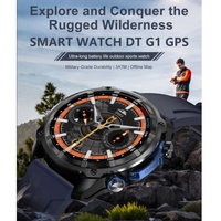 Reloj Inteligente Deportivo con GPS DTG1, Nuevo, para Hombre, Resistente al Agua IP68, Brújula, Posicionamiento Preciso, Múltiples Modos Deportivos, Asistente de Voz