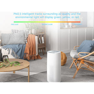 Purificador de Aire Inteligente con Filtro HEPA Verdadero de 10.63 x 22.76 Pulgadas para Uso en Dormitorios y Hogares - Product Image 2