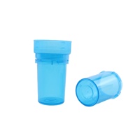 Flacons en plastique ambre bleu de qualité alimentaire de 6 et 8 drams, réversibles et à sécurité enfant, pour pilules pharmaceutiques