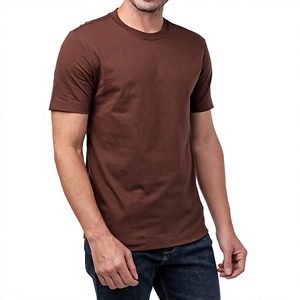 Camiseta de Punto para Hombre, Estilo Vintage, Lavado Ácido, con Logotipo Personalizado, 100% Algodón de Alta Calidad, Corte Regular, Lisa, Anti-UV - Product Image 3