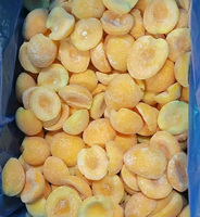 IQF Diepvries Gesneden Abrikozen, Ontpit, Zonder Stenen, Goudgeel, Natuurlijk, Gezond, Bulk Fruit voor Bakkerijen, Groothandel