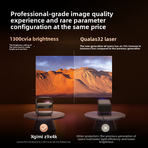 Wholesale Z9X 4K Laser <b>Projector</b> 1300CVIA Brightness Optical Smart Home Z9X 1300 ANSI Lumens High Brightness Output Can Project - Product Image 5