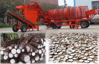 Trancheuse automatique de manioc en acier inoxydable de qualité alimentaire, machine à chips de manioc, équipement de traitement du tapioca