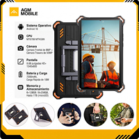 Tablet AGM PAD P3 yang Tahan Banting 8,68 inci 120Hz IP68/IP69K 7200mAh Android 16 6+128GB 50MP 4G LTE Dengan NFC GPS Untuk Luar Ruangan