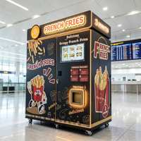 Distributeur automatique de frites à distribution rapide, machine à pizza et à hamburgers à alimentation fluide