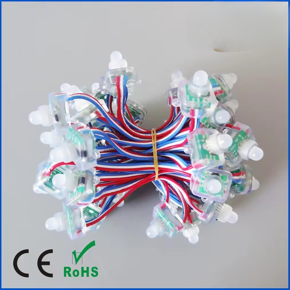 Addressable Pixel Point Light WS2811 5V/12V RGB Magic Color Waterproof IP68 50pcs/ring for Christmas Led Module Light
