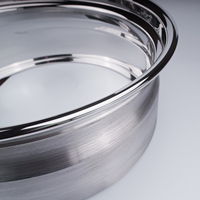 Jantes forgées en alliage d'aluminium de 12 à 32 pouces de taille normale, finition brillante et légère, lèvre inversée, baril intérieur, état neuf