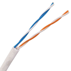 Câble téléphonique non blindé à 2 cœurs 20awg CCA <span class=keywords><strong>CAT</strong></span> 3 CCS Drop Wire Self-Support Black PVC Jacket Outdoor Communication Cable - Product Image 6