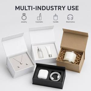 Caja Magnética Rígida para Kit de Regalo Promocional Premium con Detalle de Listón y Presentación de Temporada - Product Image 3