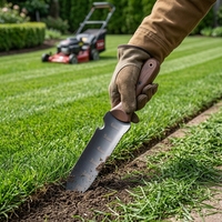 Couteau de jardin en acier inoxydable, couteaux Zt avec étui de poche en cuir noir, multi-outils Leatherman pour l'extérieur et le désherbage