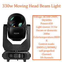 En stock et prêt à être expédié, projecteur à faisceau mobile 16 prismes 300W en stock, projecteur mobile 300W, projecteur à faisceau pour concert