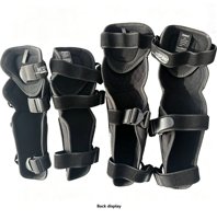 Ensemble de protection genoux et coudes pour moto et cyclisme, professionnel, en matériau PP souple et épais, taille unique, fermeture auto-agrippante/boucle, universel