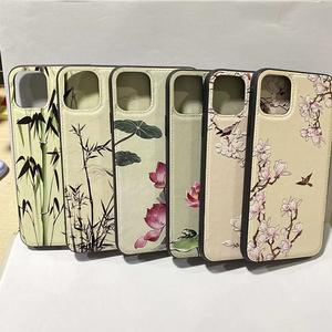 เคสโทรศัพท์หนัง PU สีขาวว่างเปล่าพิมพ์ลาย UV ที่กำหนดเองได้ Tpu Pc สำหรับ <span class=keywords><strong>iPhone</strong></span> Samsung สำหรับ Huawei Oneplus - Product Image 3