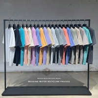 T-shirts décontractés vierges à manches courtes en coton tricoté 100 % uni pour hommes, de la collection Overruns Branded Apparel Reverse Character