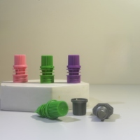 Couvercle à vis en plastique PE de 8.6mm de diamètre intérieur Couvercles à bec portables et durables pour pochettes à bec verseur
