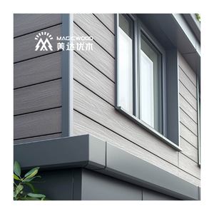 Giá rẻ nhất bên ngoài bức tường Ốp Vật liệu WPC Ốp trên mặt tiền bên ngoài Trần ngoài trời tấm gỗ nhựa <span class=keywords><strong>composite</strong></span> Panel - Product Image 1