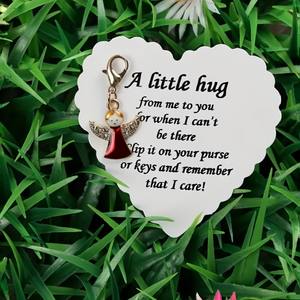 Porte-clés Ailes d'Ange, Thème Rédemption Cœur d'Ange, Porte-clés en Métal, Souvenir d'Activités Religieuses, Pendentif pour Téléphone Portable - Product Image 4