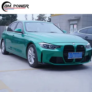 3 S F30 F35 שדרוג G20 סגנון גוף ערכת עם לרכב פגוש מפזר פליטה טיפים 2013-2019 3 סדרה 330I אוטומטי רכב מלא מתיחת פנים ערכות