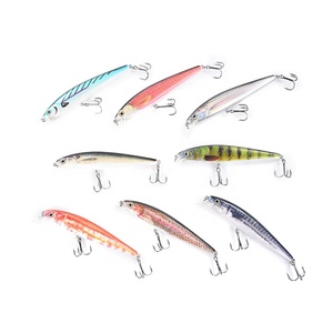 10cm/12.7g di esca artificiale galleggiante di pesciolini per la pesca della spigola di carpe e trote in barca oceanica per i corsi d'acqua del fiume e del lago - Product Image 1