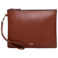 Produk baru kustom Logo Wanita Pria kulit gelang tas Clutch dompet tas tangan tas malam dengan tali tangan