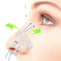 Dispositif de dilatateur nasal assisté par sommeil à respiration facile Anti-ronflement Silicone narine Anti-ronflement évents nasaux arrêter les traitements de ronflement
