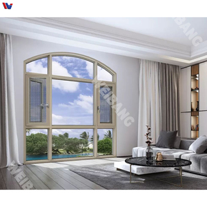 Porte intérieure moderne en alliage d'aluminium anti-rayures avec verre trempé pour couloir de bureau à fort trafic, chambre et villa - Product Image 4