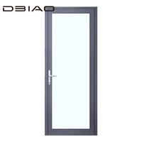 Puerta Frontal de Aluminio con Rotura de Puente Térmico, Diseño Abatible, Vidrio Aislante, Panel Insonorizado, Estilo Moderno Minimalista para Dormitorio de Villa