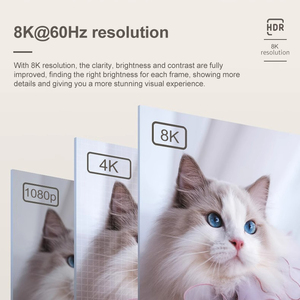 Cable de fibra óptica profesional Justlink <span class=keywords><strong>HDMI</strong></span> 2,1 8K 60Hz <span class=keywords><strong>AOC</strong></span> blindado duradero para monitor de ordenador portátil de escritorio - Product Image 3