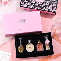 Coffret de parfum pour femme en marque privée, quatre pièces, parfum léger longue durée, Rencontre Miss Adventure, kit de parfum très vendu