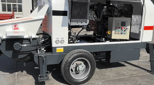 <span class=keywords><strong>Bomba</strong></span> de Concreto Móvil Pequeña Automática de Fácil Operación, <span class=keywords><strong>Bomba</strong></span> de Concreto Remolcable de Alta Eficiencia Controlada por PLC - Product Image 3