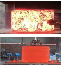 KOMANSK OEM 定制 34CrNiMo6 铰接式直纹槽滚筒壳，用于双辊造粒机球压机，ISO 9001 矿业 - Product Image 6