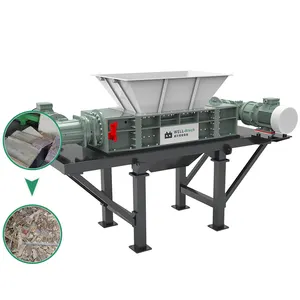 Machine de recyclage de broyeur de broyeur de verre de bois en plastique de ferraille d'usine