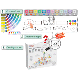 Mntl Factory Direct Selling STEM Building Toys Marble Run Race <span class=keywords><strong>Track</strong></span> Building Blocks Educational & Learning Toys for Children - Product Image 4