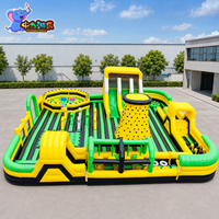 Château Gonflable en PVC Personnalisable en Usine avec Parc de Rebond et Trampoline, Aire de Jeux Extérieure - Haute Qualité, Garantie 1 An