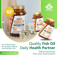 Huile de poisson haute puissance 2000mg Anchois EPA DHA Gélules Entérices Favorisent la Harmonie Physique pour Adultes Actifs Prêt à Expédier 120 Gélules Molles
